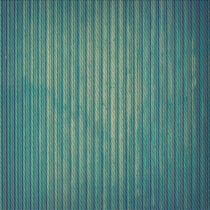 Square Patterned Teal Green Novelty Rug, pat366