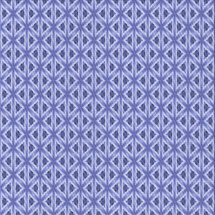 Round Patterned Jeans Blue Rug, pat367blu