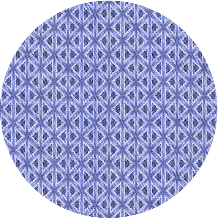 Square Machine Washable Transitional Jeans Blue Rug in a Living Room, wshpat367blu