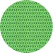 Square Patterned Emerald Green Rug, pat367grn