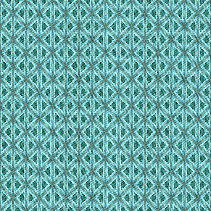 Round Patterned Aquamarine Stone Green Rug, pat367lblu
