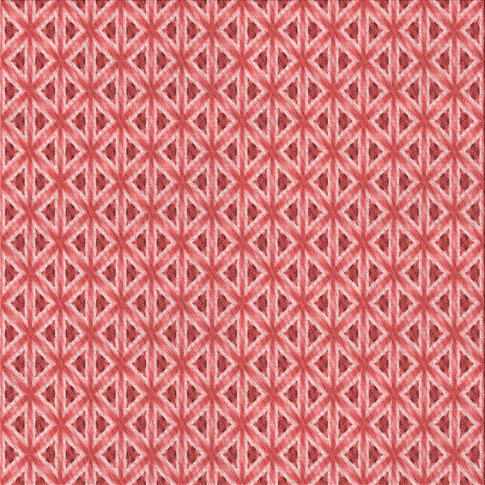 Round Patterned Light Coral Pink Rug, pat367rd