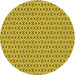 Square Patterned Bright Gold Yellow Rug, pat367yw