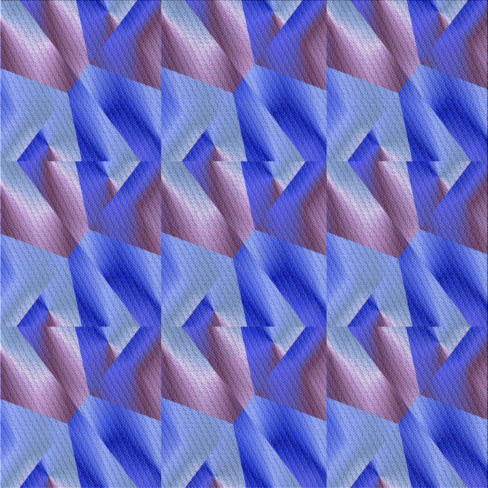 Round Patterned Amethyst Purple Rug, pat3670blu