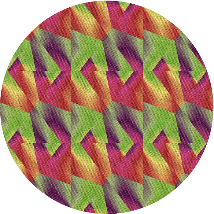 Square Patterned Pistachio Green Rug, pat3670brn