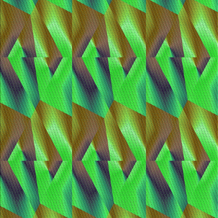 Patterned Neon Green Rug, pat3670grn