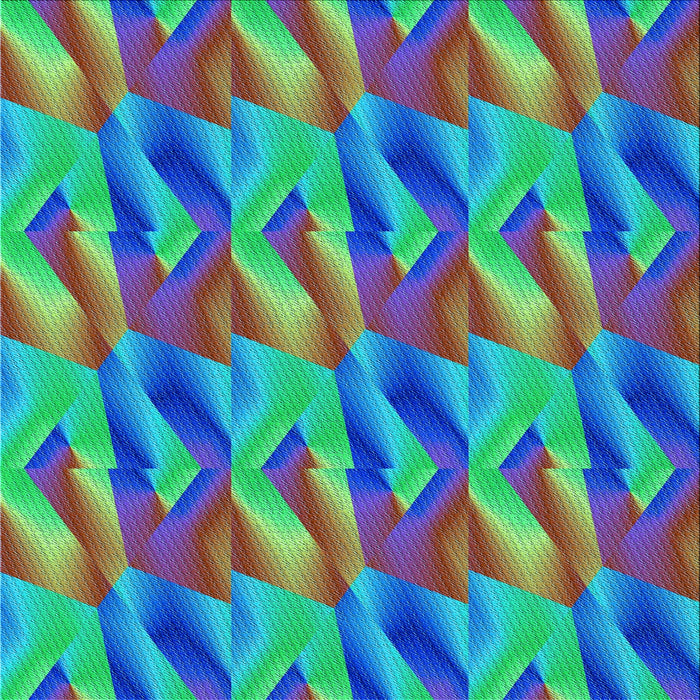 Round Patterned Lime Mint Green Rug, pat3670lblu