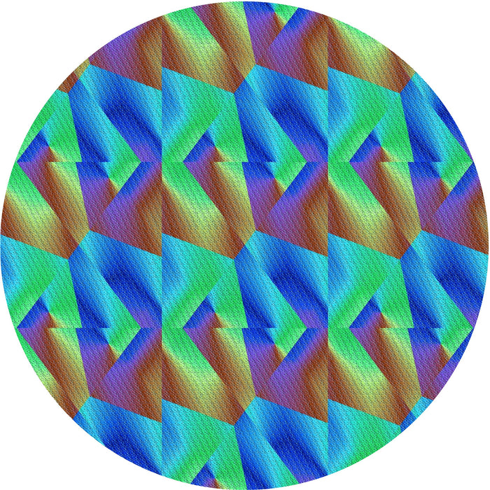 Square Machine Washable Transitional Lime Mint Green Rug in a Living Room, wshpat3670lblu