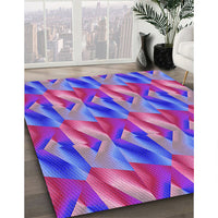 Patterned Medium Purple Rug, pat3670pur