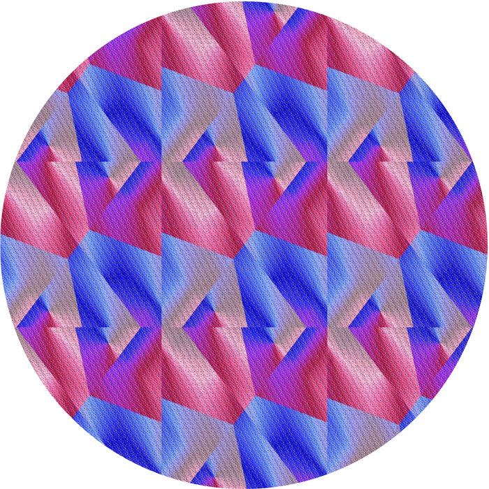 Square Machine Washable Transitional Medium Purple Rug in a Living Room, wshpat3670pur