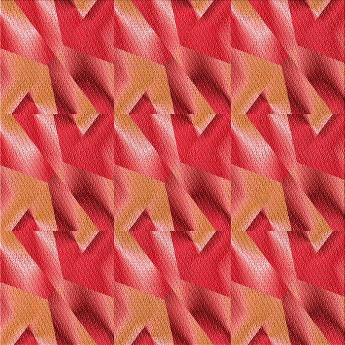 Round Machine Washable Transitional Bright Orange Rug, wshpat3670rd