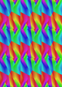 Patterned Violet Red Pink Modern Rug, pat3670