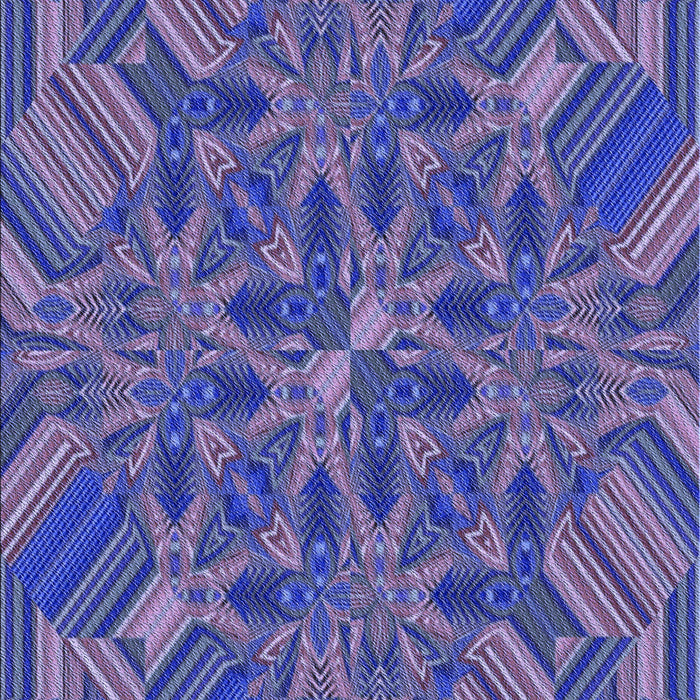 Machine Washable Transitional Purple Rug, wshpat3671blu