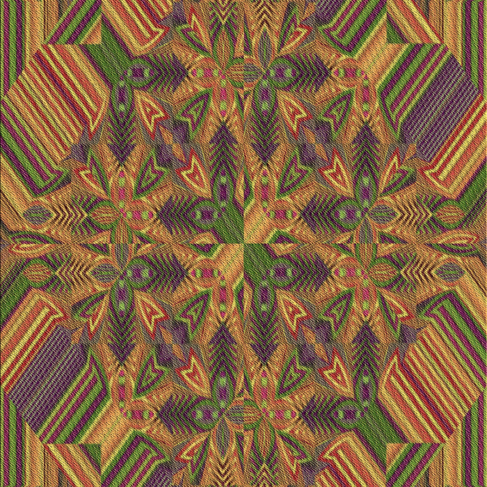 Patterned Brown Red Rug, pat3671brn