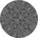 Square Patterned Gray Rug, pat3671gry