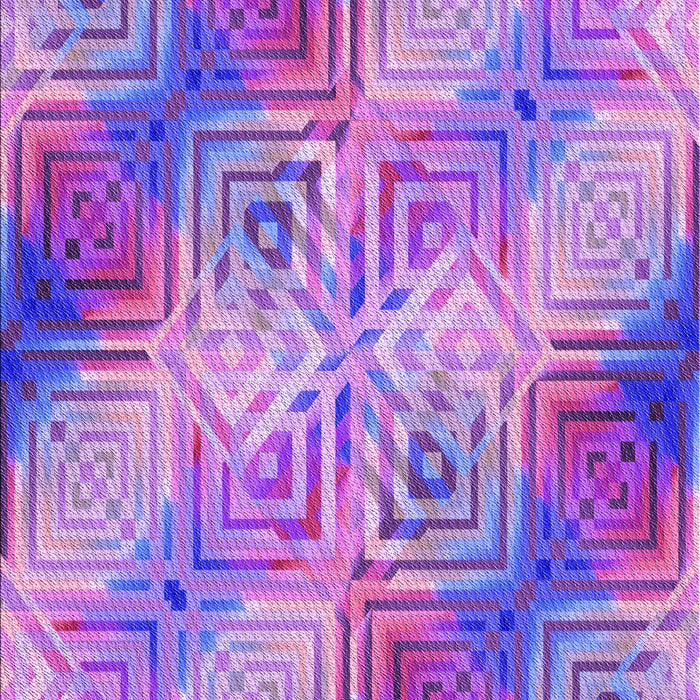 Patterned Bright Lilac Purple Rug, pat3672pur