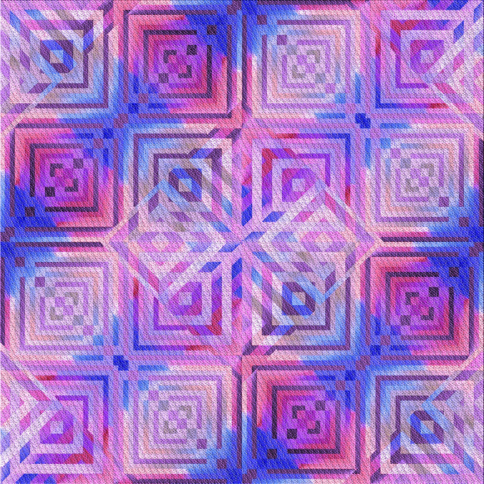 Round Machine Washable Transitional Bright Lilac Purple Rug, wshpat3672pur