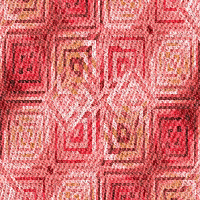 Patterned Red Rug, pat3672rd