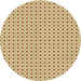 Square Patterned Brown Gold Rug, pat3673brn
