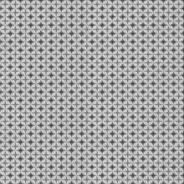 Round Patterned Platinum Gray Rug, pat3673gry