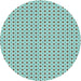 Square Patterned Dull-Sea Green Rug, pat3673lblu