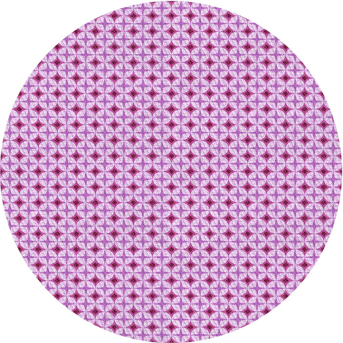Square Machine Washable Transitional Blossom Pink Rug in a Living Room, wshpat3673pur