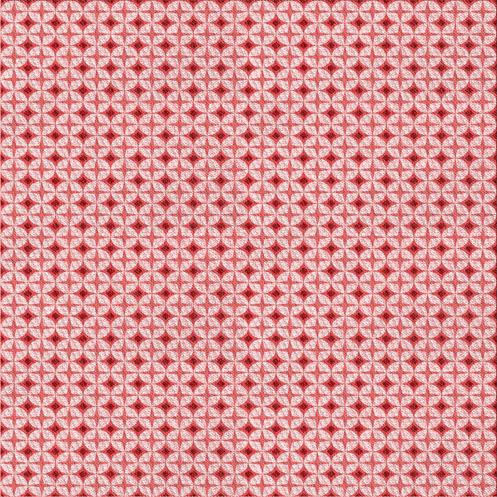 Round Machine Washable Transitional Deep Rose Pink Rug, wshpat3673rd