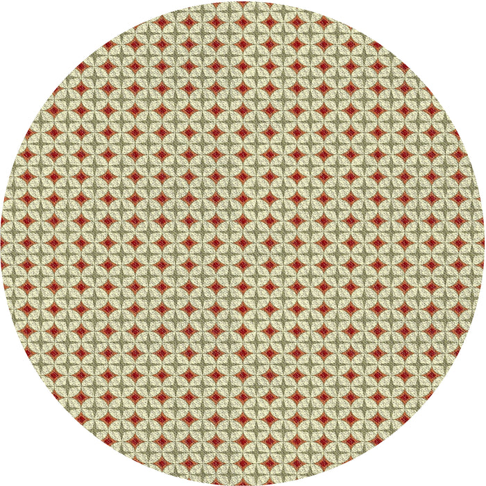 Square Machine Washable Transitional Light Brown Rug, wshpat3673