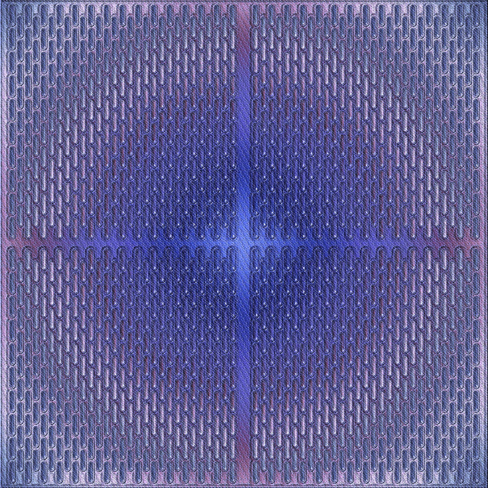 Round Machine Washable Transitional Medium Slate Blue Rug, wshpat3674blu