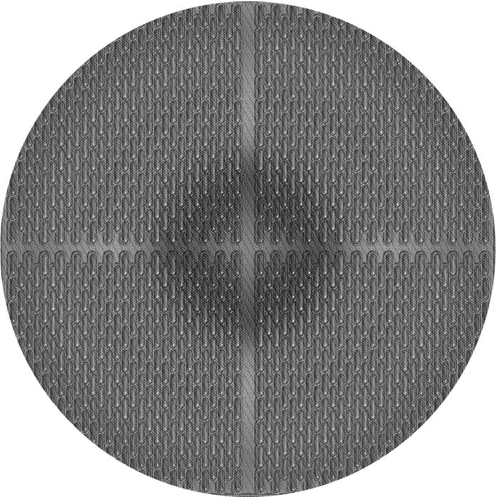 Square Patterned Gray Rug, pat3674gry