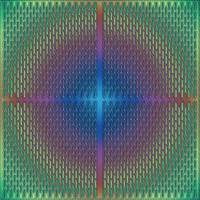 Round Patterned Plum Purple Rug, pat3674lblu