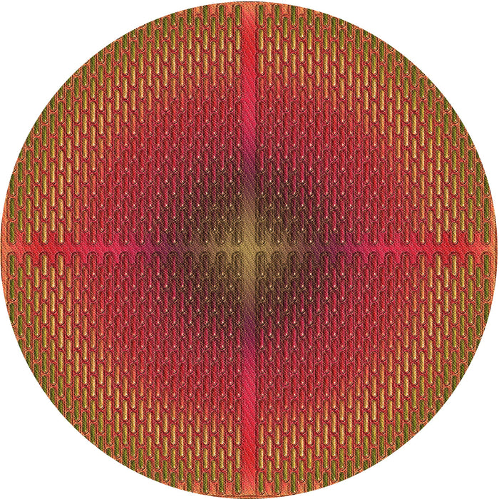 Square Machine Washable Transitional Red Rug in a Living Room, wshpat3674org