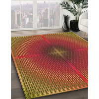 Patterned Red Rug, pat3674org