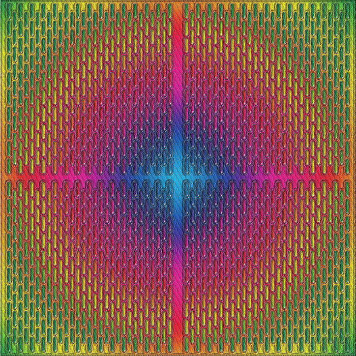 Sideview of Machine Washable Transitional Brass Green Rug, wshpat3674