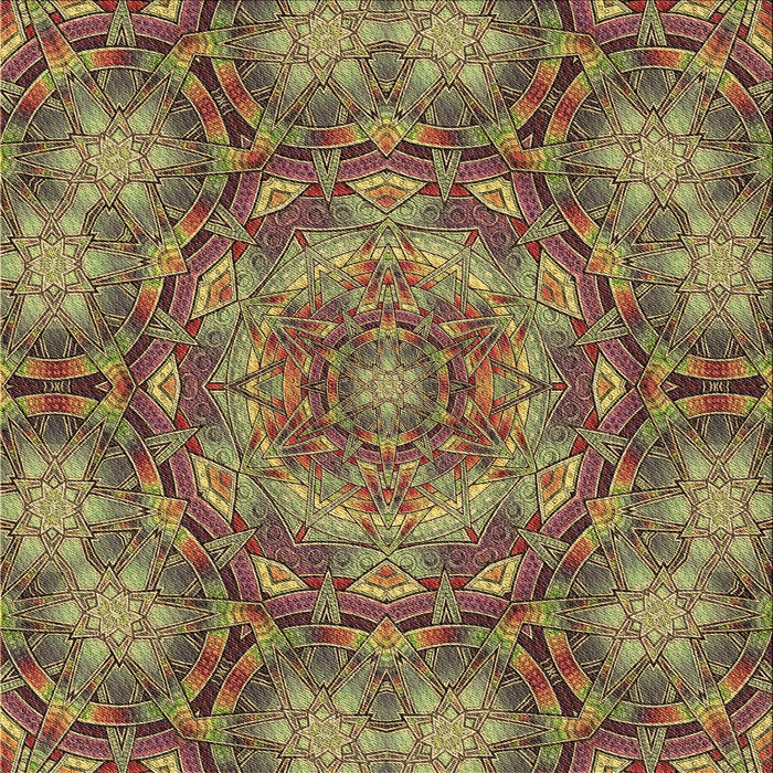 Round Machine Washable Transitional Metallic Gold Rug, wshpat3675brn