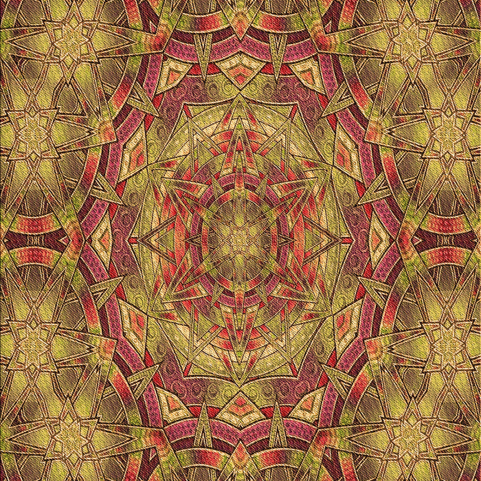 Patterned Yellow Rug, pat3675org