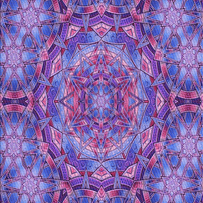 Patterned Bright Purple Rug, pat3675pur