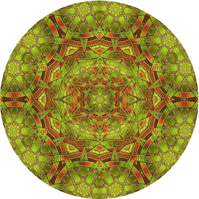 Square Machine Washable Transitional Dark Bronze Brown Rug in a Living Room, wshpat3675yw