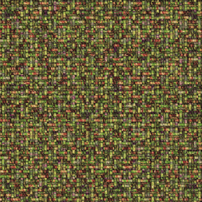 Round Machine Washable Transitional Dark Yellow Green Rug, wshpat3676brn