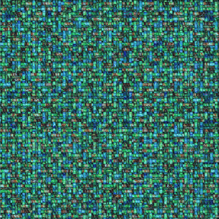 Round Patterned Dark Blue Grey Blue Rug, pat3676lblu