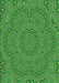 Patterned Neon Green Rug, pat3677grn