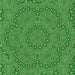 Round Patterned Neon Green Rug, pat3677grn