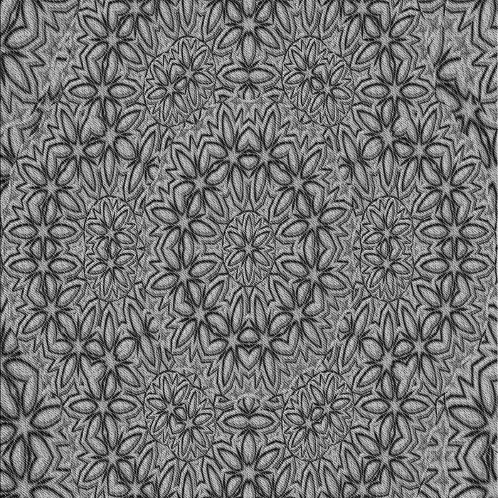 Patterned Dark Gray Rug, pat3677gry