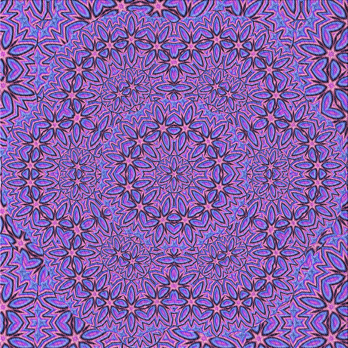 Round Machine Washable Transitional Bright Purple Rug, wshpat3677pur