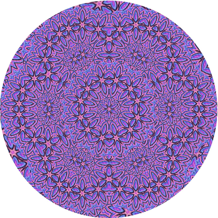 Square Machine Washable Transitional Bright Purple Rug in a Living Room, wshpat3677pur