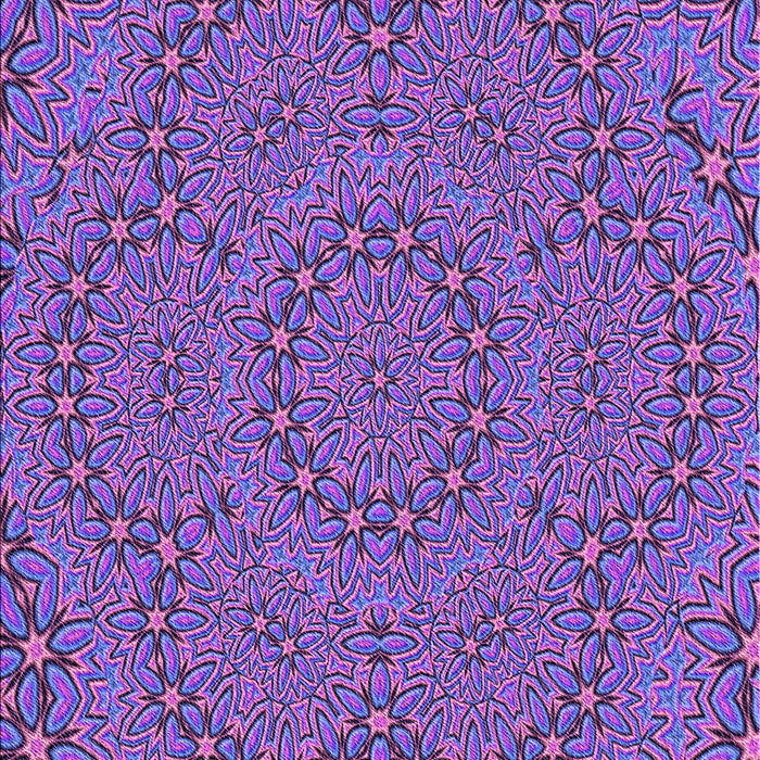 Machine Washable Transitional Bright Purple Rug, wshpat3677pur