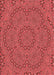 Patterned Red Rug, pat3677rd