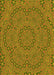 Patterned Pistachio Green Rug, pat3677yw