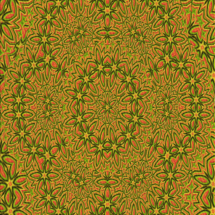 Patterned Pistachio Green Rug, pat3677yw