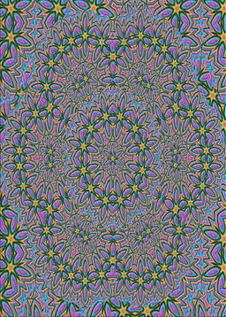 Patterned Purple Novelty Rug, pat3677